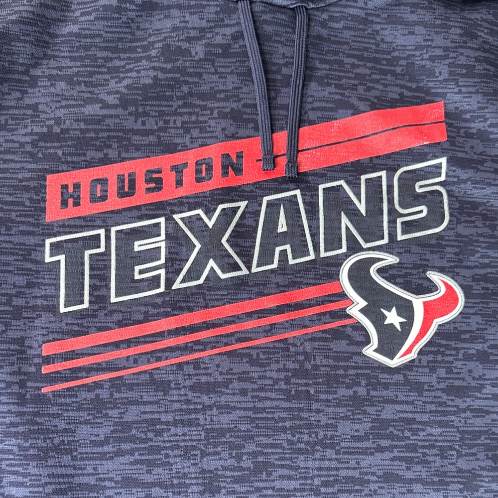 NFL Houston Texans Navy Men Hoodie, Medium - Picture 6 of 10